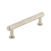 Burlington Piccadilly Knurled Cabinet Handles 128mm  Satin Nickel - Burlington Range